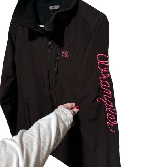 Wrangler- Western Outerwear Resistant Trail Jacket Softshell Embroidered, Small - Picture 3 of 11